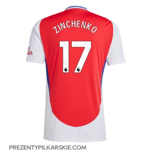 Stroje piłkarskie Arsenal Oleksandr Zinchenko #17 Koszulka Podstawowej 2024-25 Krótki Rękaw